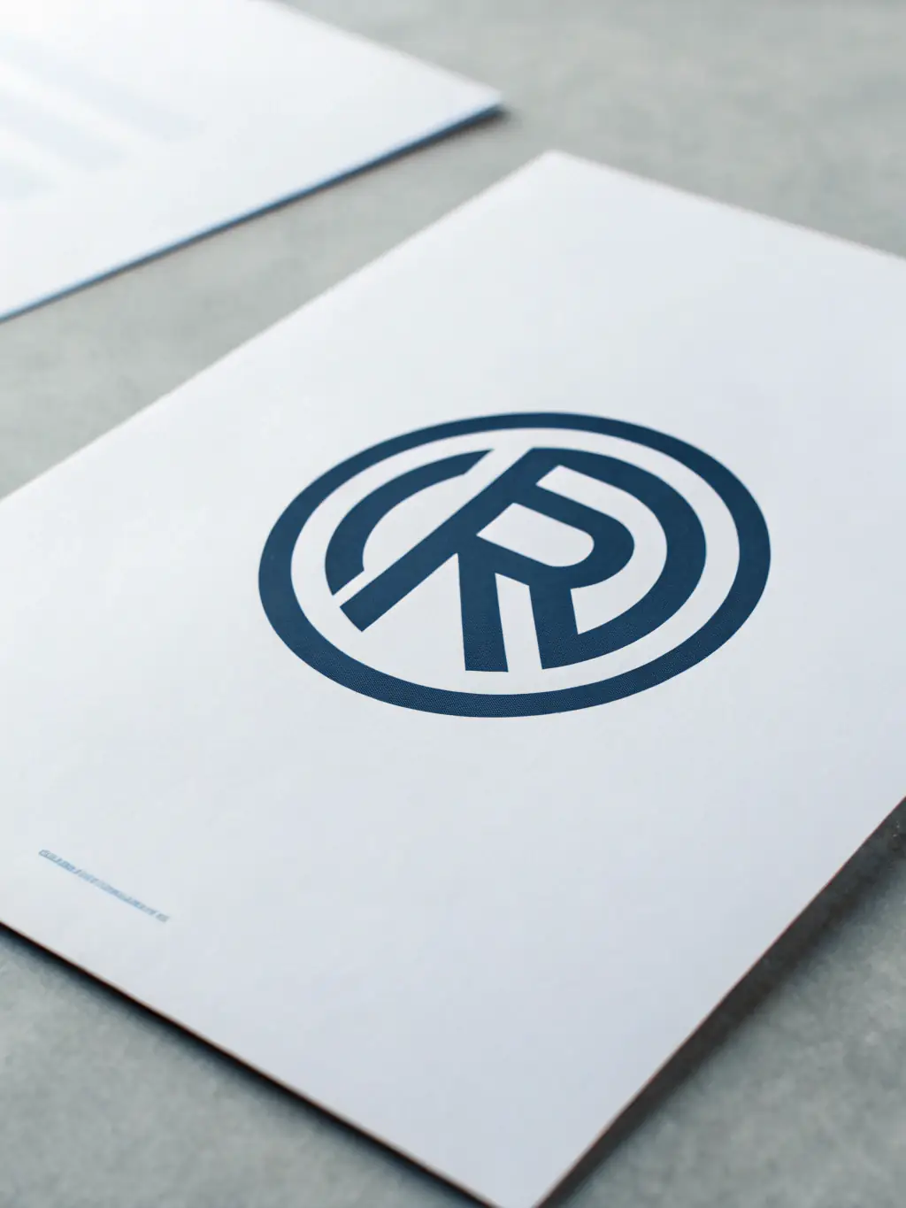 An image of a registered trademark symbol (®) overlaid on a company's brand logo, representing the protection of brand identity.