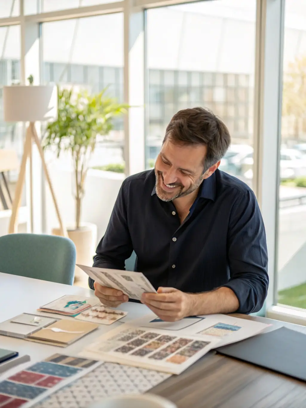 A client testimonial video screenshot, showing a satisfied client expressing their gratitude for PatSecure's services.